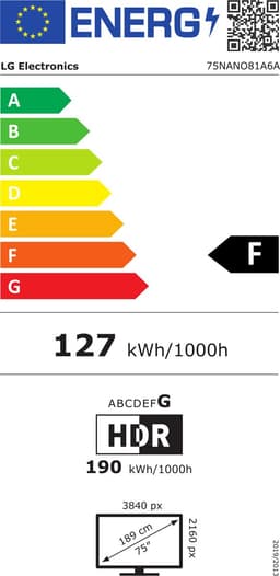 LG 75NANO81A6A - 75 inch - 4K NanoCell - 2025 — thumbnail 2
