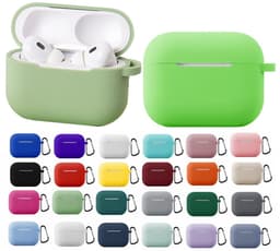 Telestore - hoesje geschikt voor AirPods Pro 3 soft case cover - roze - TPU hoesje Beschermhoes - AirPods Pro 3 Cover - AirPods Pro 3 hoesje - Geschikt voor Apple Airpods Pro 3 - gel hoesje met sleutelhanger — thumbnail 2