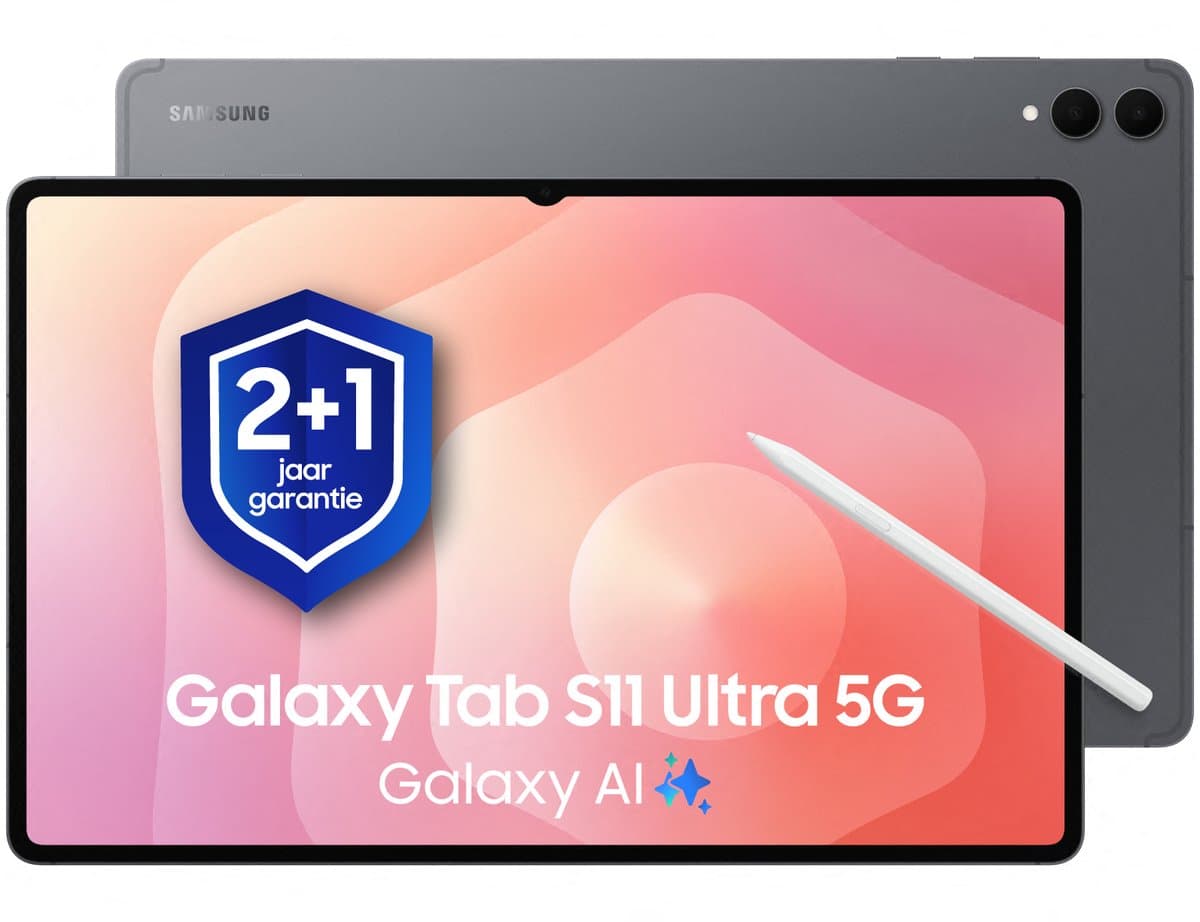 Samsung Galaxy Tab S11 Ultra 5G - 512GB - Gray + 1 jaar extra garantie — afbeelding 1