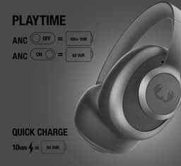 FRESH 'N REBEL Clam Ace 2 Over-ear Draadloze hoofdtelefoon met Noise-cancelling Storm Grey — thumbnail 3
