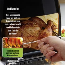 MMP® Heteluchtoven - Oven - Airfryer Oven - Goud - 33cm x 39cm x 38cm — thumbnail 2