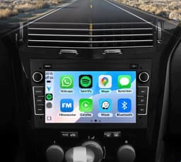 Autoradio 1/32GB met Carplay en Android auto | Geschikt voor Opel Astra H, Corsa D, Vectra C, Combo, Antara, Zafira, Meriva, Vivaro, Tigra 2001-2013 | Radio scherm met Navigatie | 2001 2002 2003 2004 2005 2006 | Piano glans Zwart hoogglans — thumbnail 2