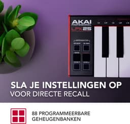 Akai Professional LPK25 - USB MIDI-Keyboardcontroller met 25 Responsieve Synth-Toetsen voor Mac en PC, Arpeggiator en Muziekproductiesoftware — thumbnail 4
