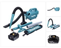 Makita DCL 184 F1 accu stofzuiger 18 V 54 mbar 0,5 l + 1x oplaadbare accu 3,0 Ah - zonder oplader — afbeelding 1