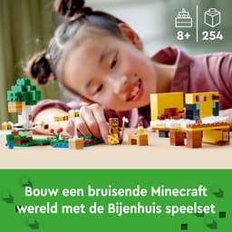 LEGO Minecraft Het Bijenhuisje, Boerderij Speelgoed voor Kinderen 21241 — thumbnail 2