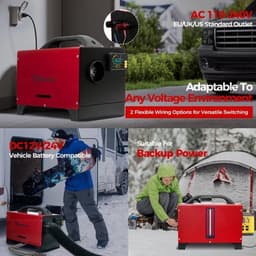 Dieselverwarmer – Camperverwarmer – Bootverwarmer – Garageverwarmer – 8 kW Vermogen – Bluetooth Bediening – Laag Brandstofverbruik — thumbnail 2