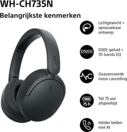 Sony WH-CH735N Zwart — thumbnail 5