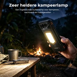 HOTWAV T8 Rugged Smartphone 4G – Android 16 – 12GB+128GB – 120Hz Display – 6200mAh Batterij – IP68/IP69K – Campinglamp, NFC, Vingerafdruk, Gezichtsontgrendeling — thumbnail 2
