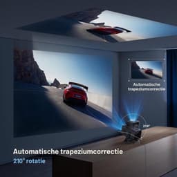 Mini Beamer Enige Uitvoering - 400 ANSI Lumen - 1280 x 720 Resolutie - LED - Draagbaar - Thuisbioscoop Projector — thumbnail 4