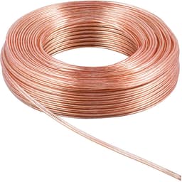 Goobay luidsprekerkabel op rol 50 m transparant met twee CCA-aders van 4 mm² — thumbnail 5