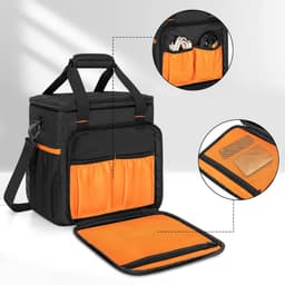 Reisdraagtas compatibel met Nebula Mars 3/Cosmos Laser 4K/SE, projector opbergtas voor afstandsbediening, voedingskabel, adapter en meer accessoires — thumbnail 3