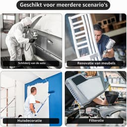 120 stuks wegwerppapieren conische lakfilters - 100 netfilters voor autolak — thumbnail 4