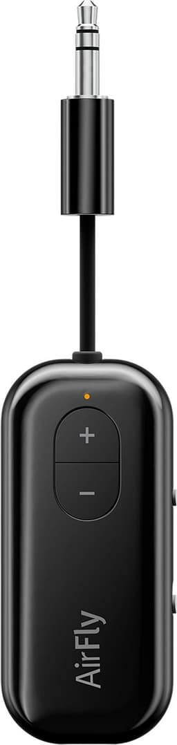 Twelve South AirFly SE – Geniet van in-flight entertainment – Verbind 1 of 2 hoofdtelefoons via Bluetooth – 25+ uur batterijduur - Zwart — thumbnail 1