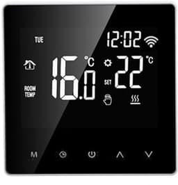 AC230V 50/60Hz Smart Thermostaat 5 ~ 90 ℃ WIFI Intelligente thermostaat LCD Touchscreen Water vloerverwarming thermostaat voor (witte achtergrond witte knop 3A) — thumbnail 1