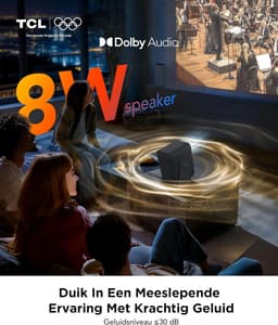 4K Beamer - Smart Projector - Thuisbioscoop Creëren - Google TV Ingebouwd - Tot 120 Inch - Donkergrijs — thumbnail 3