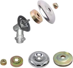 4 stuks vervangende metalen tandwielkast moer bevestigingsset voor bosmaaier, strimmer, grasmaaier, bosmaaier — thumbnail 3
