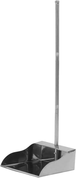 Garde Schop - Stoffer Blik - Efficiënt Schoonmaken - Roestvrij Staal - 70 cm Lengte - Zilver — thumbnail 1