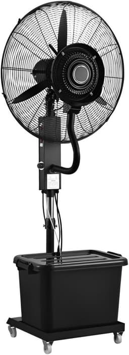 Mistventilator Op Voetstuk - Vernevelende Ventilator - Terras Koelen - Grote Watertank - 65 cm - Zwart — thumbnail 1