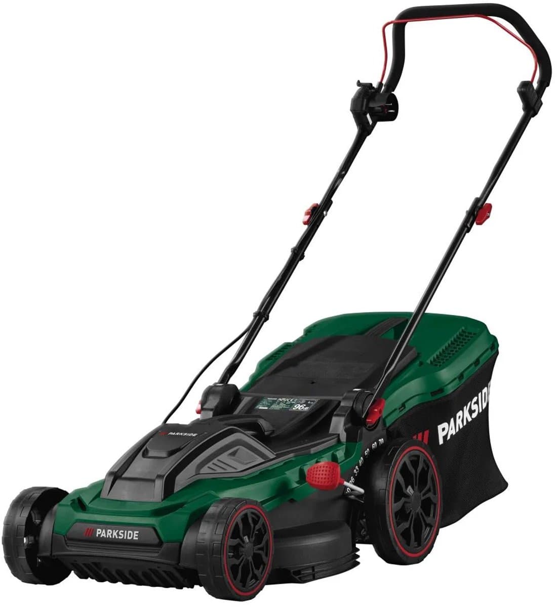 PARKSIDE® Elektrische grasmaaier 1800 W - Vermogen: 1800 W - Maaibreedte: 44 cm - Opvangzak: 55 L — afbeelding 1