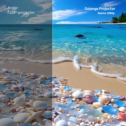 ApexArte® Mini beamers - Projector - Mini beamer -Grijs — thumbnail 2