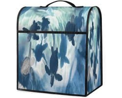 Apparaat Beschermhoes - Keukenmachine Cover - Apparaten Beschermen - Met Opbergvakken - 43 x 37 x 28.5 cm - Multicolor
