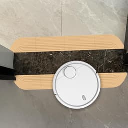 Deurdrempelhelling voor robotstofzuiger, universele helling, deurdrempels, 68 x 5 cm, in rolstoel en badkamer, voor robotstofzuiger, verhoging, geel — thumbnail 5
