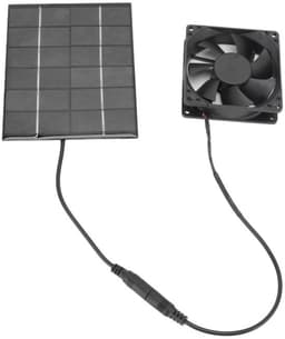 Dailygoody - Zonnepaneelventilator - Ventilatiesysteem - Eenvoudig te — thumbnail 1