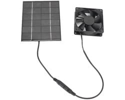Dailygoody - Zonnepaneelventilator - Ventilatiesysteem - Eenvoudig te