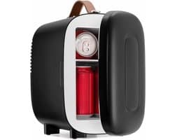 SP® Mini Koelkast - 4L Capaciteit - Minibar - Skincare Koelkast - Zwart - 29cm x 21cm x 30cm