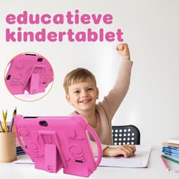 SnelShoppen - Kids Tablet 7 Inch voor Kinderen van 3 Jaar en Ouder, Android 14, 4GB RAM, 32GB Geheugen, Onderwijs Tablet met Ouderlijk Toezicht, Schok — thumbnail 4