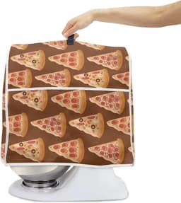 Mixerhoes - Keukenmachinehoes Beschermhoes - Keuken Organisatie - Met Opbergvak - L - Rood — thumbnail 1