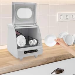 Compacte Vaatwasser - Mini Afwasmachine - Snel Afwassen - Zonder Installatie - 46 cm - Wit — thumbnail 3