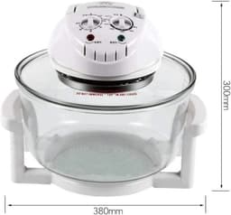 Glazen Airfryer Oven - Heteluchtfriteuse Convectie - Gezond Koken - 360 Graden Verwarming - 30 x 38 x 38 cm — thumbnail 5