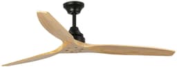 Faro Barcelona 33718DC Alo L plafondventilator zwart/hout 152 cm - stil en zuinig - met afstandsbediening - DC-motor - zomer en winterstand - timerfunctie - 6 snelheden — thumbnail 1