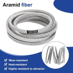 Reservemaaier riem - Aandrijfriem - Gazononderhoud - Aramidevezel constructie - 1/2 inch x 1415 inch - Grijs — thumbnail 4
