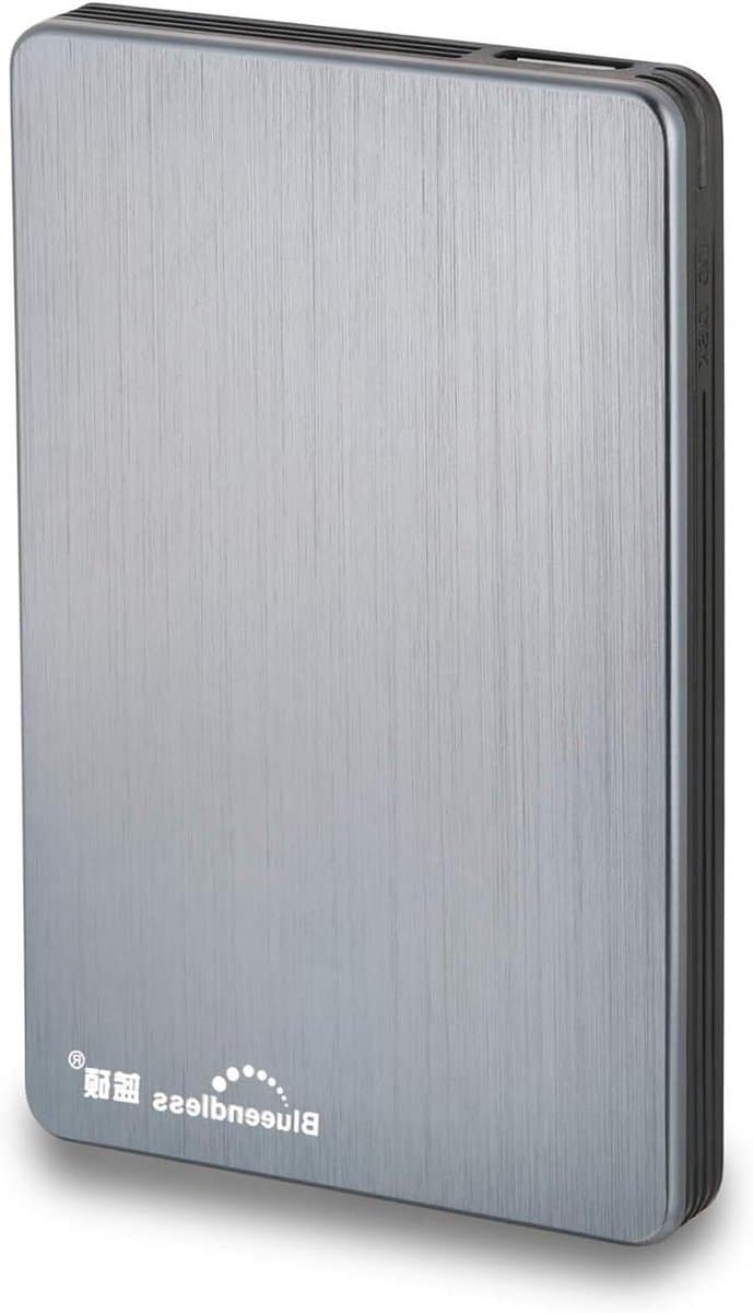 Externe Harde Schijf - Draagbare Opslag - Bestanden Opslaan - Plug and Play - 25 inch 500GB - Grijs — afbeelding 1