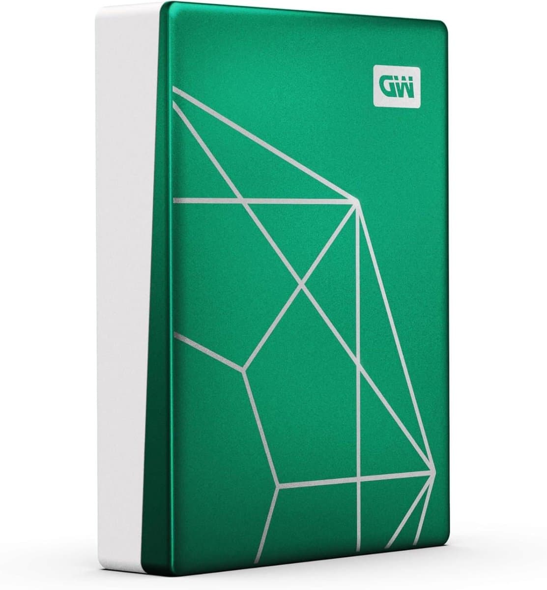 Draagbare Externe Schijf - Externe Harde Schijf - Bestanden Opslaan - Slank Metalen Ontwerp - 6 TB - Emerald Anniversary — afbeelding 1
