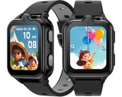 DOOGEE Anyscene S3 4G - GPS Horloge Kind - Smartwatch Kinderen - Video oproepen - Android OS - 1,72" inch HD Scherm - 2GB+16G - 900mAh - GPS/LBS/WiFi Locatie - Hartslag & Bloeddruk Monitor - IP68 Waterdicht - Geschikt voor iPhone en Android - Zwart