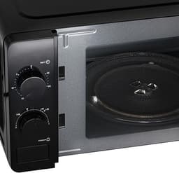 Magnetron met oven - Mini oven - Snel maaltijden bereiden - 6 instelbare standen - 20 liter inhoud - Zwart — thumbnail 1