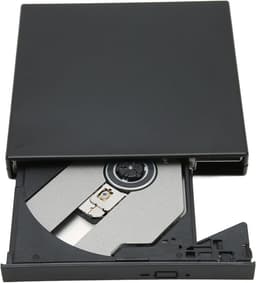 Externe dvd-speler - Dvd-station - Bestanden Lezen - Schokbestendig ontwerp - USB 2.0 - Zwart — thumbnail 3