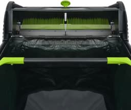 Gazonveegmachine - Veegmachine grasbladeren - Gazon onderhouden - Lichtgewicht verplaatsbaar - 55 cm breed - Zwart groen — thumbnail 4