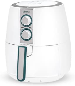 Olievrije Friteuse - Heteluchtfriteuse Airfryer - Gezond Frituren - Afneembare Onderdelen - 25 Liter - Wit/Groen — thumbnail 1