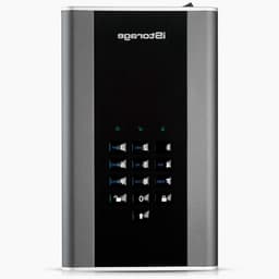 Externe Harde Schijf - Opslag Schijf - Data Beveiligen - FIPS 140-2 Level 2 - 1000 GB - Zwart Grijs — thumbnail 1