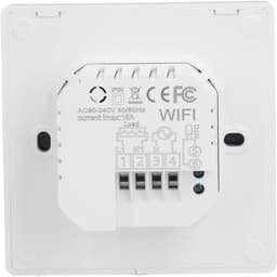 Slimme Thermostaat - Programmeerbare Thermostaat - Temperatuur Regelen - Open Raam Detectie - 86 x 86 mm - Wit — thumbnail 4