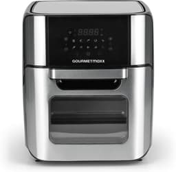 Heteluchtfriteuse Oven - Airfryer XXL - Vetarm Koken - Met Draaispit - 12 Liter - Zilver — thumbnail 1