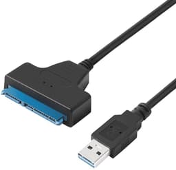 SATA Adapterkabel - Externe Schijf - Data Overzetten - Snelle 5Gbps Snelheid - 2TB Capaciteit - Zwart — thumbnail 5