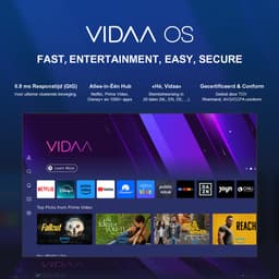 ANTTEQ AV32H5Q-Q1 - Smart TV 32 Inch (81 cm) - QLED - VIDAA OS - WiFi - Dolby Audio - Triple Tuner (DVB-T2/S2/C) — thumbnail 5