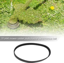 Distributieriem 490mm - Aandrijfriem - Rubber - Sluitlus - 16mm Breedte - Compatibel met QUALCAST Maaiers — thumbnail 5