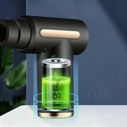 Mini Massagepistool - Handmassageapparaat Voor Spieren Met 6 Snelheden - Diepweefselpercussiemassageapparaat - 4 Massagekoppen — thumbnail 3
