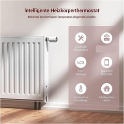 Digitale Thermostaat - Radiator Actuator Klep - Verwarming Regelen - Energie Besparen - 10 Gram - Wit — thumbnail 5